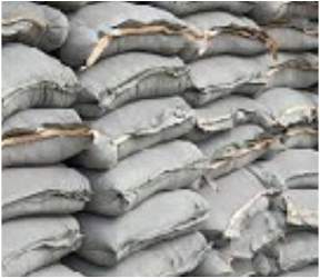 cement bags